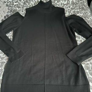 Katherine Barclay cold shoulder turtleneck Sz LG